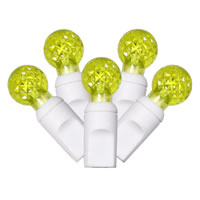 Vickerman Single Mold G12 Berry White Wire LED Christmas Light Set