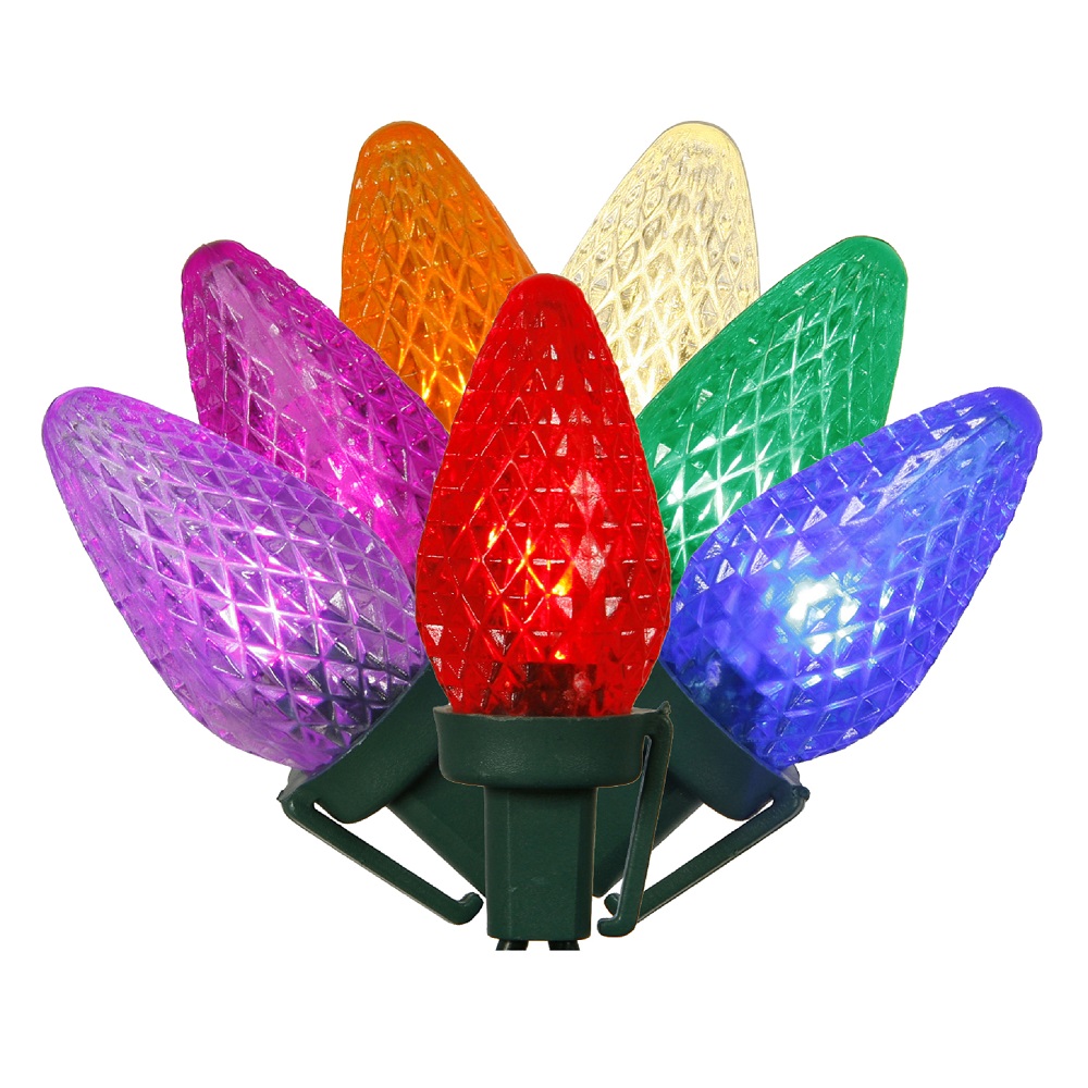 Vickerman Single Mold C7 LED Christmas light set