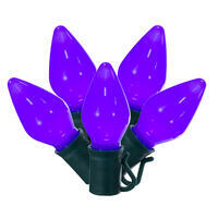 Vickerman Single Mold C7 LED Ceramic Christmas Light Set