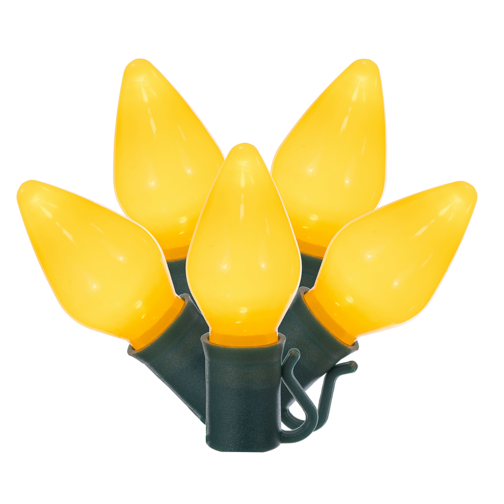 Vickerman Single Mold C7 LED Ceramic Christmas Light Set