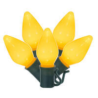 Vickerman Single Mold C7 LED Ceramic Christmas Light Set
