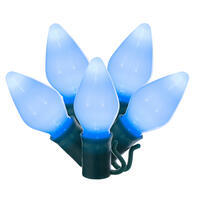 Vickerman Single Mold C7 LED Ceramic Christmas Light Set