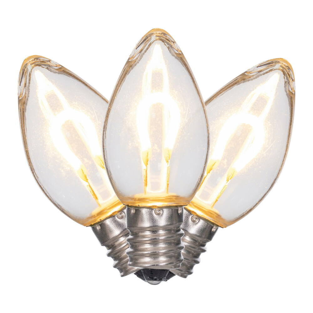 Vickerman C7 Transparent U-Shaped Filament Bulb, 25/Bag.