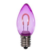 Vickerman C7 Transparent U-Shaped Filament Bulb, 25/Bag.