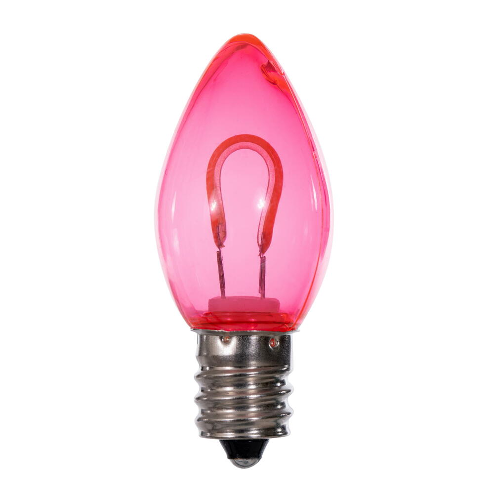 Vickerman C7 Transparent U-Shaped Filament Bulb, 25/Bag.