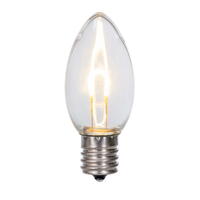 Vickerman C9 Transparent U-Shaped Filament Bulb, 25/Bag.