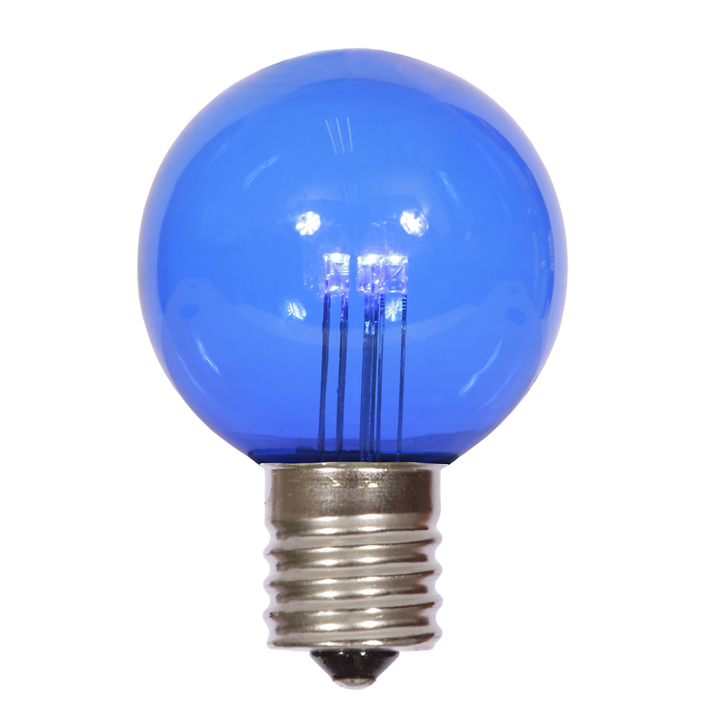 Vickerman G50 Transparent LED Replacement Bulbs Nickel Base