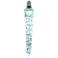 Vickerman LED Cool White Falling Icicle Bulb
