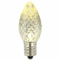 Vickerman C7 Faceted LED Replacement Bulbs, 5 Pack