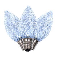 Vickerman C7 Faceted LED Replacement Bulbs, 25 Pack