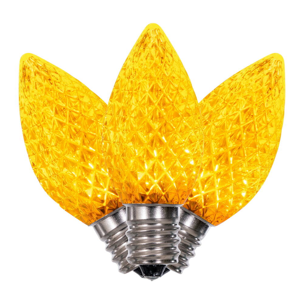 Vickerman C7 Faceted LED Replacement Bulbs, 25 Pack