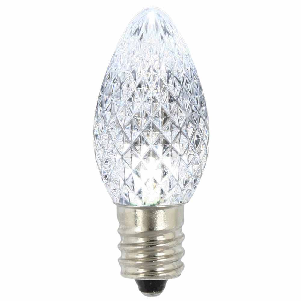 Vickerman C7 Faceted LED Replacement Bulbs, 25 Pack