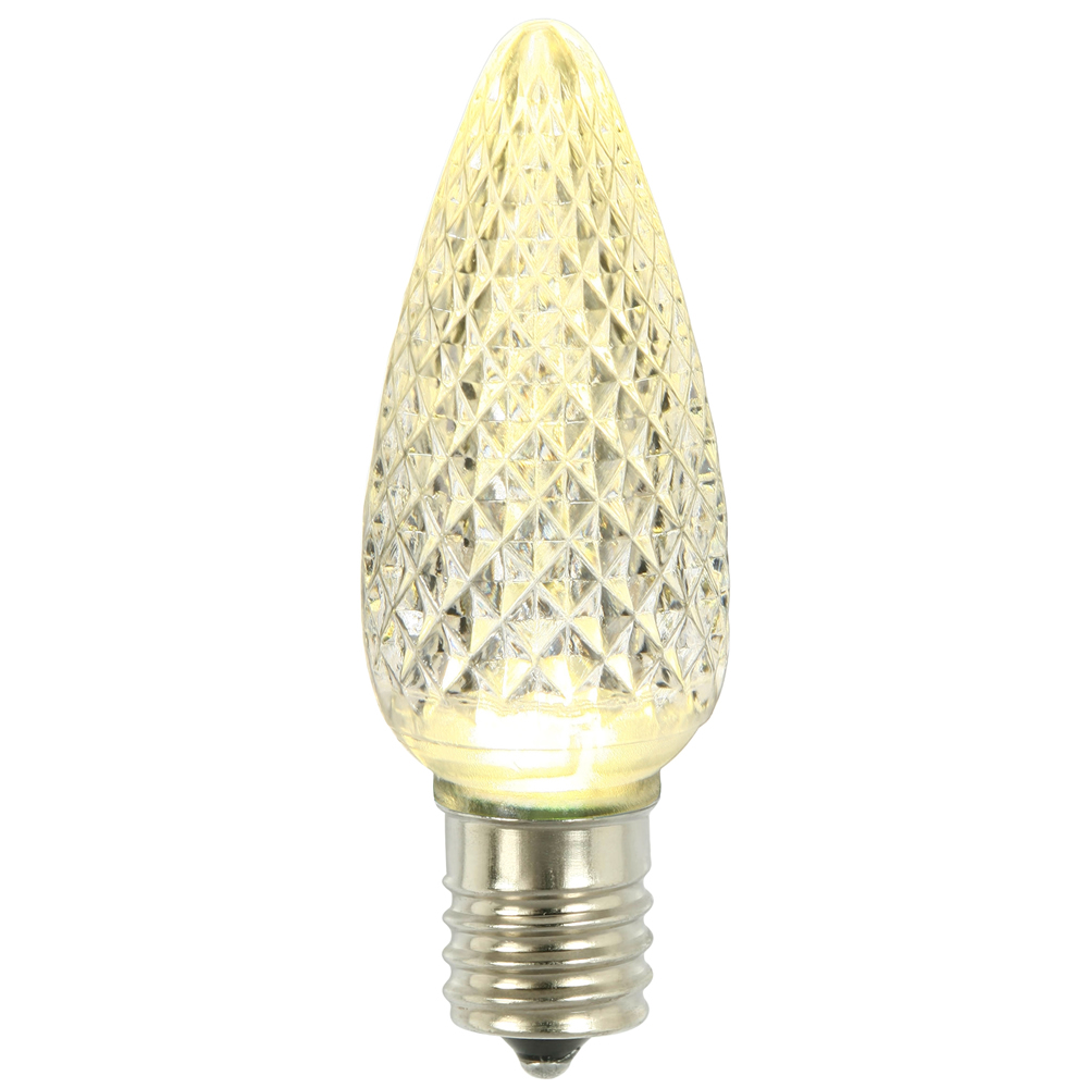 C9 Faceted LED Warm White Bulb .96W