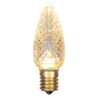 C9 Faceted LED Sun Warm Wht Twinkle 25Bg