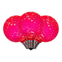 Vickerman G40 Faceted LED Replacement Bulbs 25 per Box
