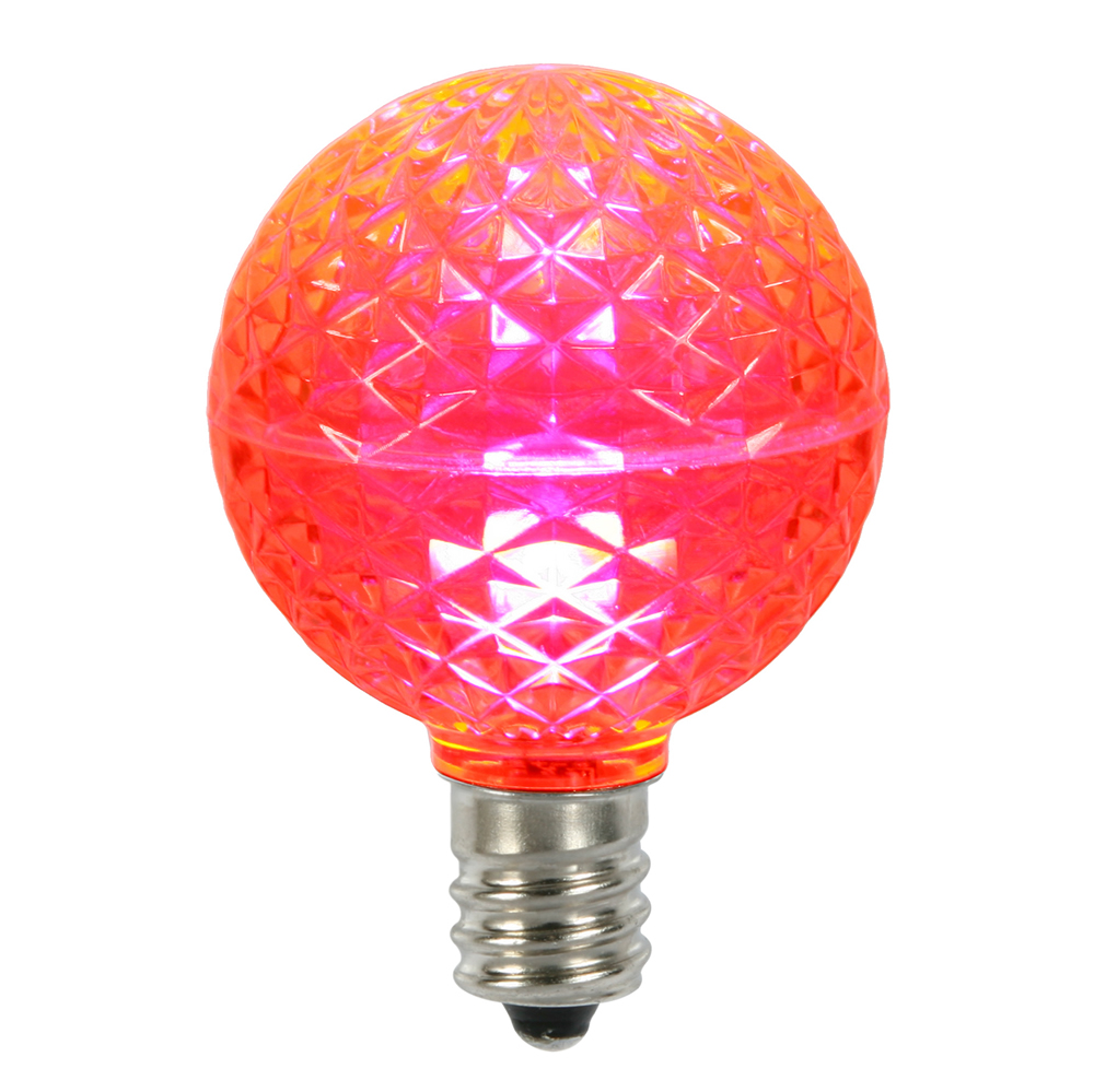 Vickerman G50 Faceted LED Replacement Bulbs 10 per Box