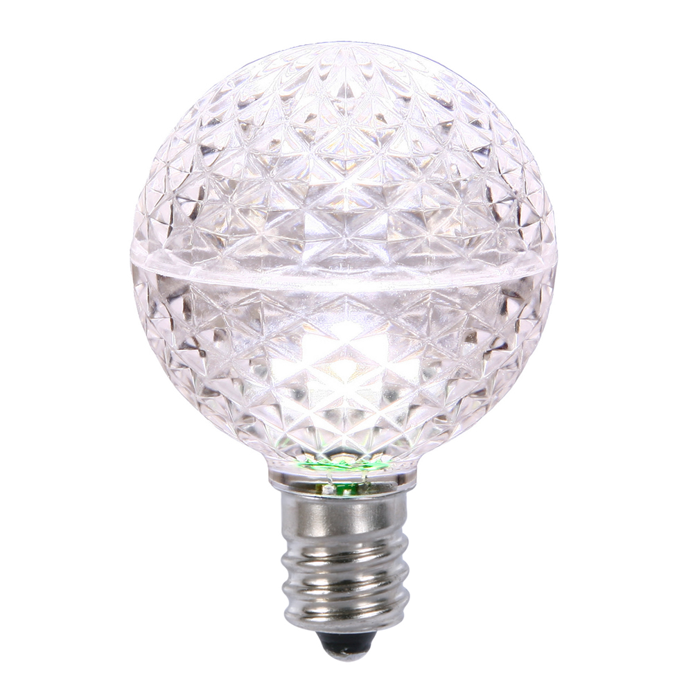 Vickerman G50 Faceted LED Replacement Bulbs 10 per Box
