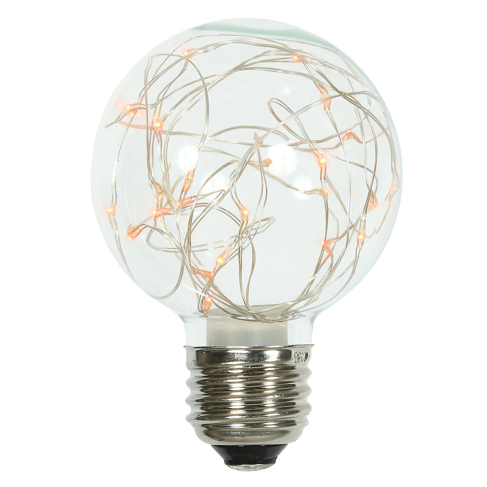 Vickerman Twinkle Glass G95 Fairy Light Christmas Bulb