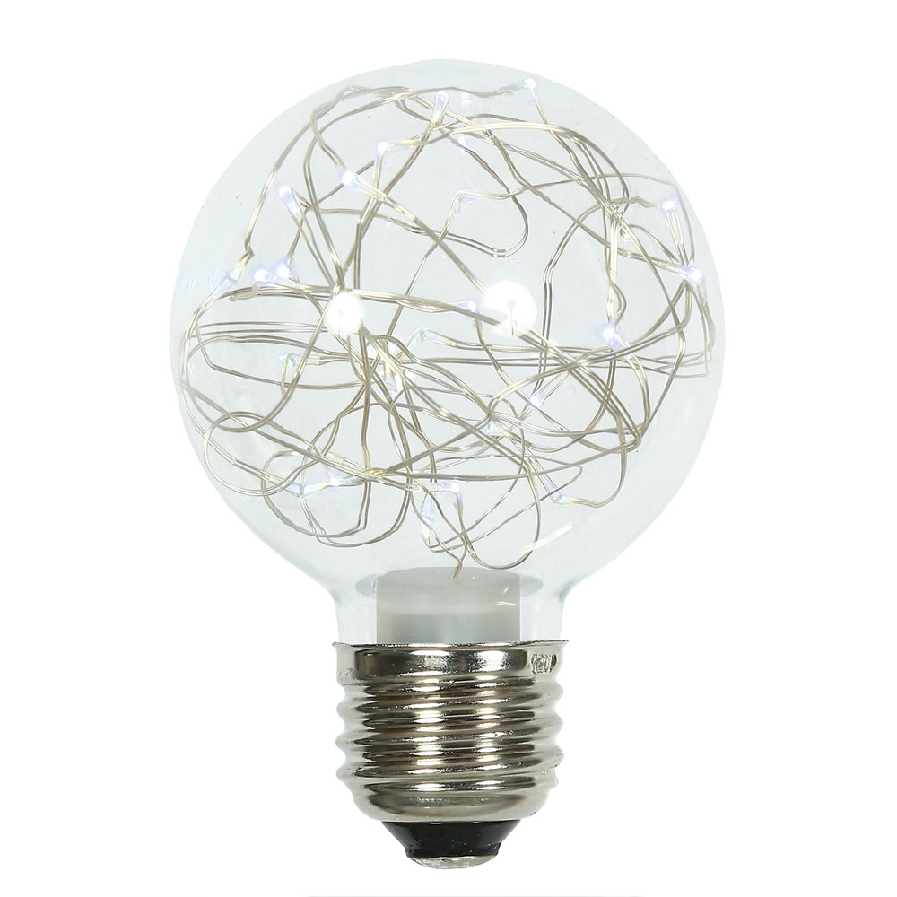 Vickerman Twinkle Glass G95 Fairy Light Christmas Bulb