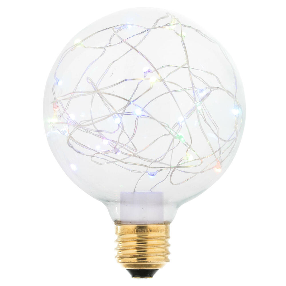 Vickerman Twinkle Glass G95 Fairy Light Christmas Bulb