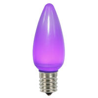 C9 Ceramic LED Purple Twinkle Bulb 25/Bx