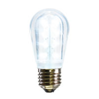 Vickerman S14 LED Transparent Plastic Bulbs Dimmable