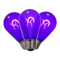 Vickerman S14 Transparent U-Shaped Filament Bulb, 10 Pcs/Bag.