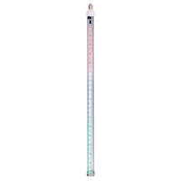 24" Red-Wht-Grn C9 LED SnowFall Tube 5Pk
