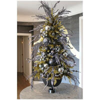 Golden Tinsel Tree