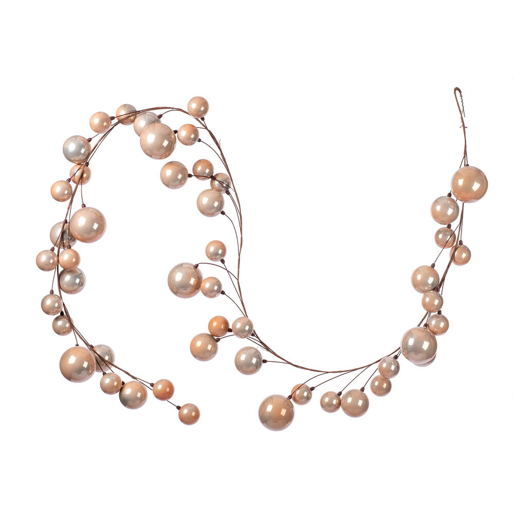 Vickerman Branch Ball Pearl Wire Garland