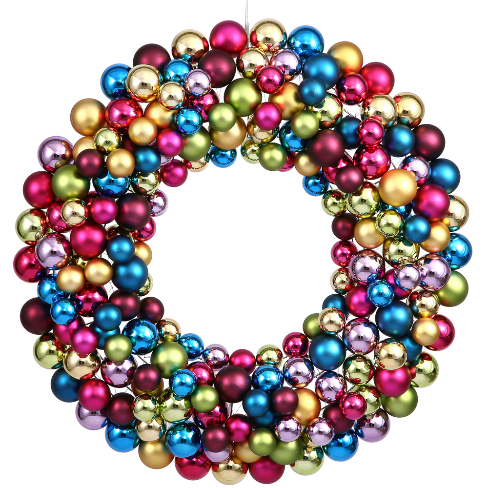 Shatterproof Ball Wreaths